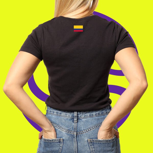 Multicolor Shakira Black T-Shirt - free shipping - Image 4
